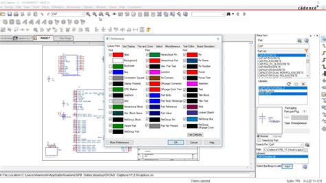 OrCAD Capture Tutorial 03 Searching And Placing Parts YouTube