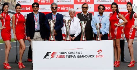 Formula One Indian Grand Prix trophy unveiled