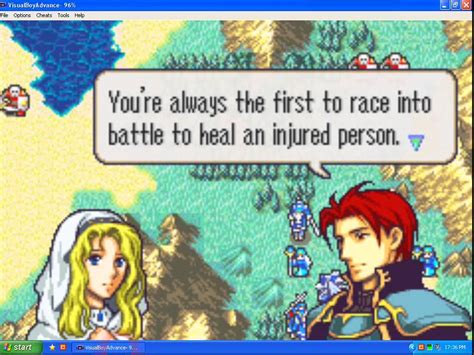 Seth Talk Natasha Support B Fire Emblem Vba Youtube