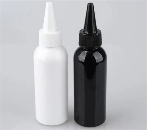 1pcs 100ml Pet Plastic Empty Bottle With Long Nozzle Header Cap Travel