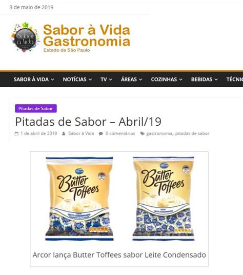 Pitadas de Sabor Abril 19 Sabor à vida Gastronomia Trama