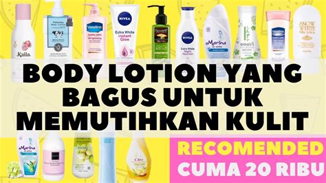 Rekomendasi 15 Body Lotion Terbaik Untuk Memutihkan Kulit Hand Body