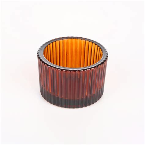 Pc Candle Holder Elegant Vertical Pattern Candle Cup For Home Decor