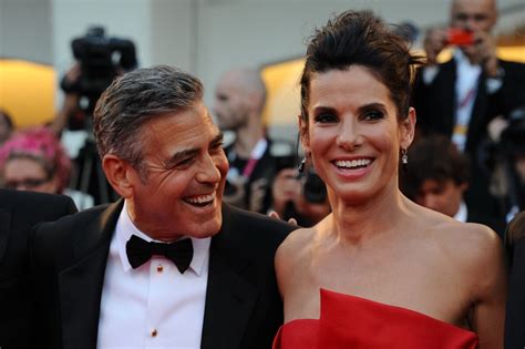 Filme De 2013 Com Sandra Bullock E George Clooney - Photo : George Clooney et Sandra Bullock lors de la présentation du ...