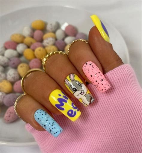 Easter Nails That Are Too Cute To Ignore Bunny Mini Egg Easter