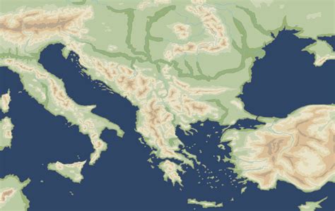 Topography Of The Eastern Mediterranean Sea By Varnahan On Deviantart