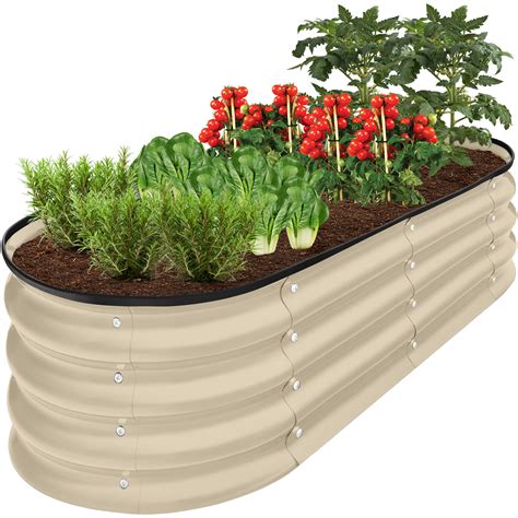 Best Choice Products 6x3x2ft Outdoor Metal Raised Garden Bed Planter