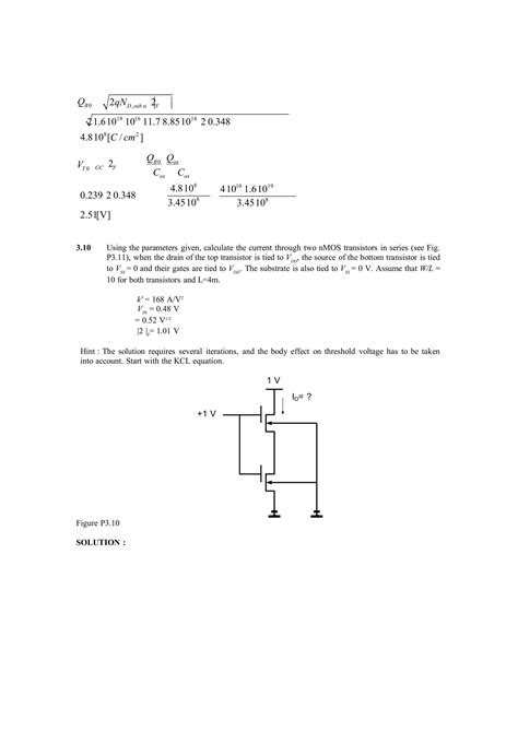 Solutions Manual For Cmos Digital Integrated Circuits Analysis And