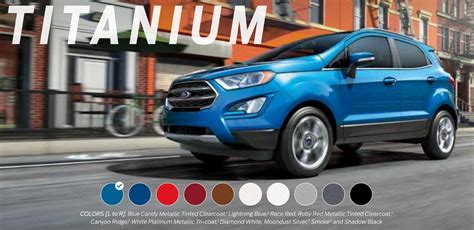 Ford Ecosport Lightning Blue Paint Code