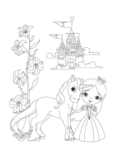 Dessin Licorne à Colorier Beau Photos Coloriage Licornes Imprimer Sur