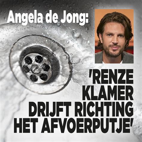 Angela De Jong Renze Klamer Drijft Richting Het Afvoerputje Ditjes