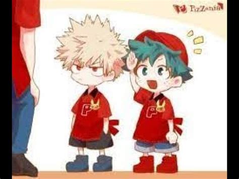 Jugando Trabaja En Una Pizzer A Con Deku Y Bakugo Youtube