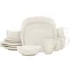 Noritake Colorwave Naked 16 Piece Square Beige Stoneware Dinnerware