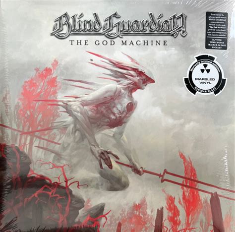 Blind Guardian The God Machine Silver With Black Marble Vinyl