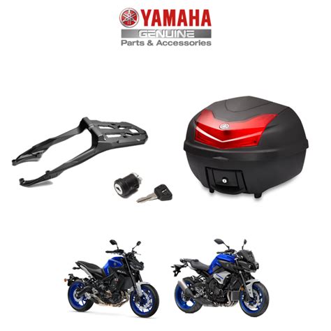 Genuine Yamaha Mt 09 2020 And Mt 10 2021 39l Top Box Luggage Rack Carrier Kit Ebay