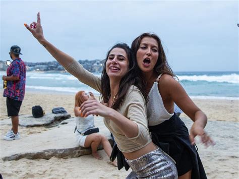 New Years Day In Sydney Bondi Beach Revellers Recover After Night Of Partying Herald Sun