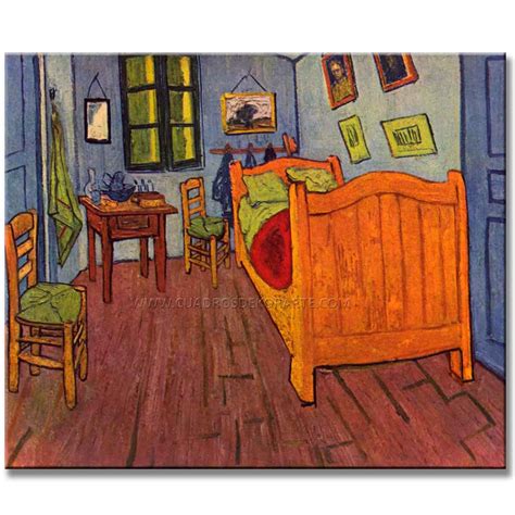 El Dormitorio En Arlés Vincent Van Gogh Pintado A Mano