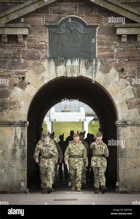 The Prince Of Wales Centre During A Visit To Fort George In Inverness