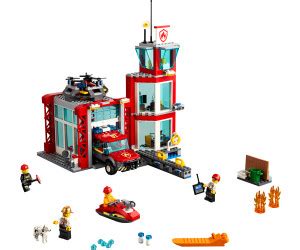 Buy LEGO City - Fire Station (60215) from £129.99 (Today) – Best Deals ...