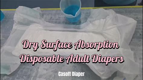 CASOFT Dry Surface Absorption Disposable Adult Diapers YouTube