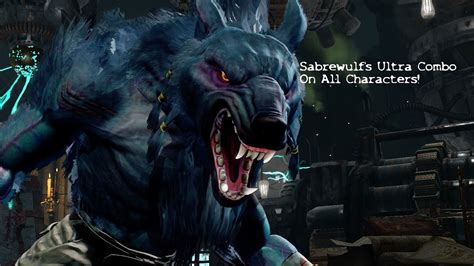 Killer Instinct Sabrewulf S Ultra Combo On All Characters Youtube