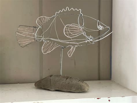 Fish Wire Sculpture - Etsy