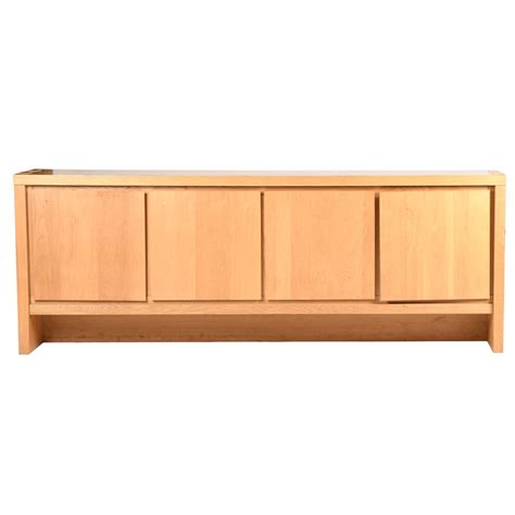 A Basix Oak Sideboard The Design Attributed To Karel Mintjens Rectangular With Raised Dovetail