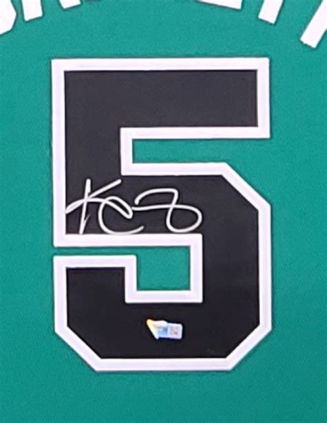 Kevin Garnett Autographed Framed Celtics Green Jersey - The Stadium Studio