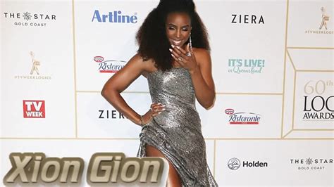 Logie Awards Kelly Rowland Risks Wardrobe Malfunction In Daring Gown