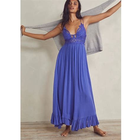 Free People Dresses Free People One Adella Maxi Slip Lace Dress Xs