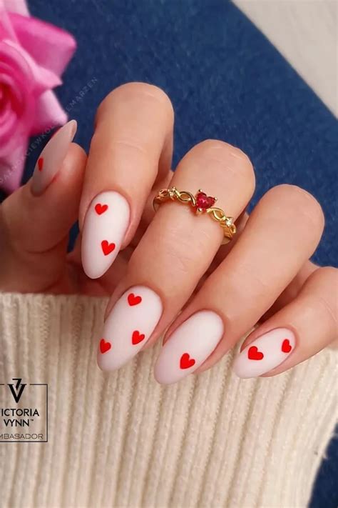 50 Trendy Short Valentines Day Nails For A Chic Romantic Look Girl