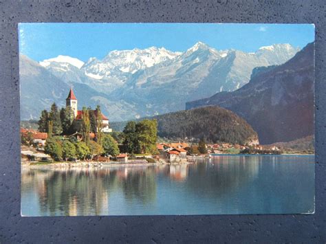 Ak Beo Brienz Kirche Gw Chtenturm Vom See Her Gesehen Kaufen Auf Ricardo