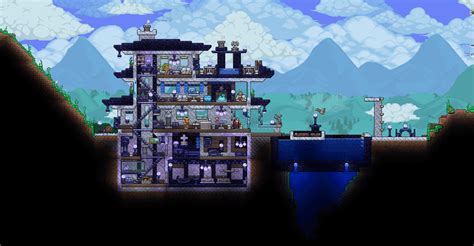 Tried To Build A Granitemarble Modern House Terraria