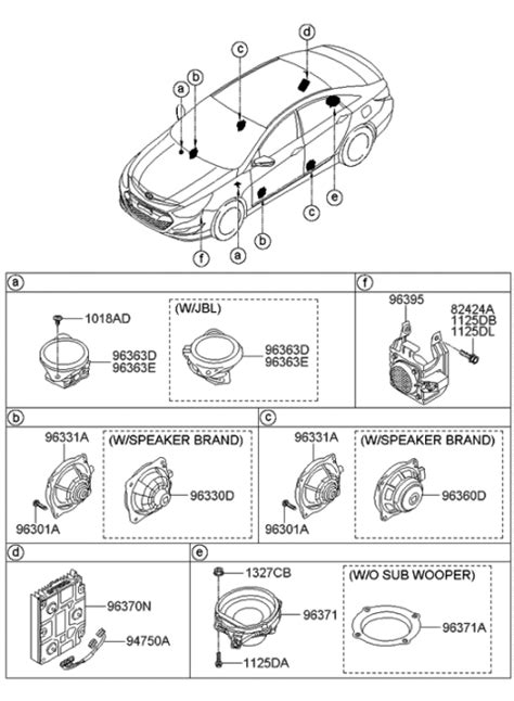 S Genuine Hyundai Front Center Speaker Assembly