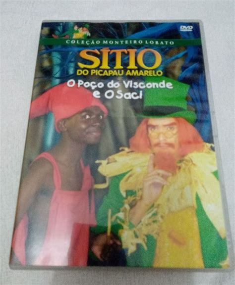 Dvd Sítio do Pica Pau Amarelo O Poço do Visconde e do Saci Item de