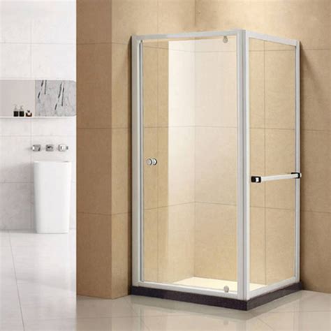 Qian Yan 600mm Hinged Frameless Shower Cubicles China High End Al