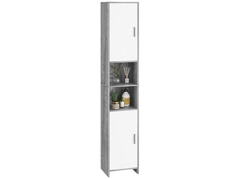 Firfurd Tall Bathroom Cabinet Bathroom Storage Cabinet Slim Storage Cupboard Tallboy Unit With 2