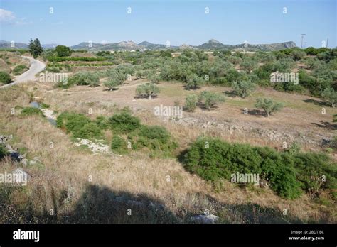 Tiryns Archaeological Site Stock Photo - Alamy