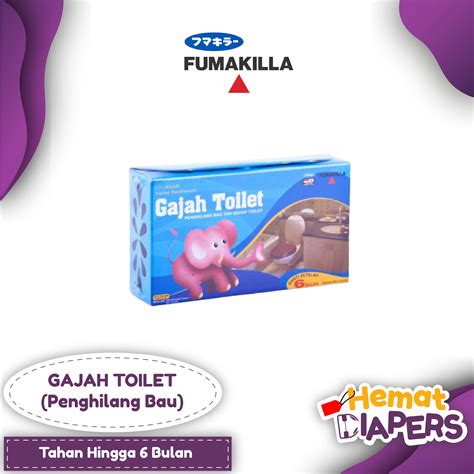 Fumakilla Gajah Toilet Penghilang Bau Tak Sedap Toilet Gajah Toilet