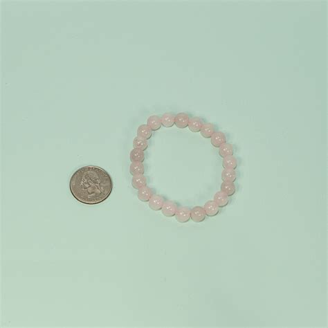 Pulsera De Cuarzo Rosa Lila