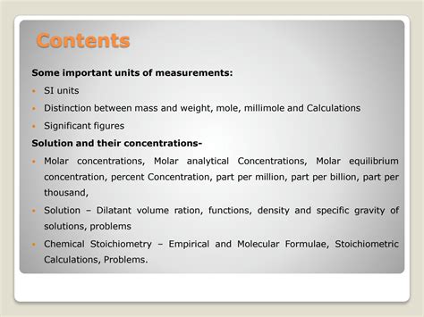 Solution Calculations Used In Analytical Chemistry Studypool