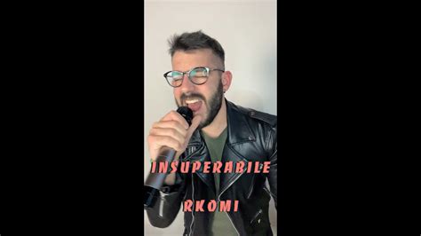 INSUPERABILE RKOMI Rock Cover With Jacopo Bersan VERTICAL VIDEO