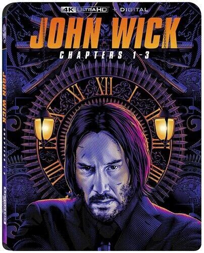 John Wick Chapters 1 3 New 4K UHD Blu Ray 4K Mastering Digital Copy