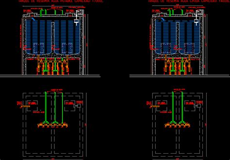 Detalle Tanque De Reserva En DWG 103 51 KB Librería CAD