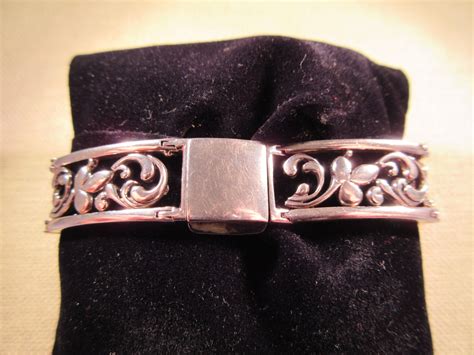 Vintage Sterling Silver Bracelet - Etsy