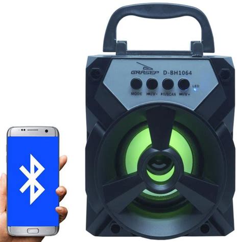 Caixa Som Amplificada Port Til Bluetooth Tws Mp Fm Usb Sd Aux Bateria