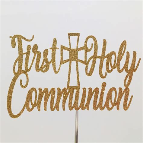 Buy First Holy Communion Cake Topper Holy Communion Topper Cummunion