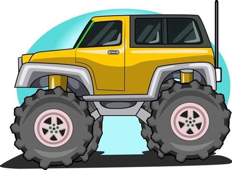 Mud Truck Vector Art Icons And Graphics For Free Download