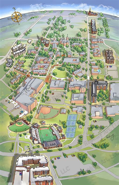 Bellarmine University Campus Map Map Vector