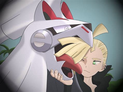 Gladion And His Puppy Dragon Many Different Pok Mon Adorable Silvally